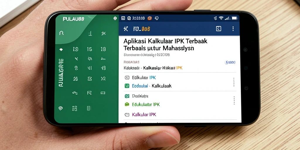 Tampilan antarmuka PULAU88 saat menghitung IPK dengan mudah.