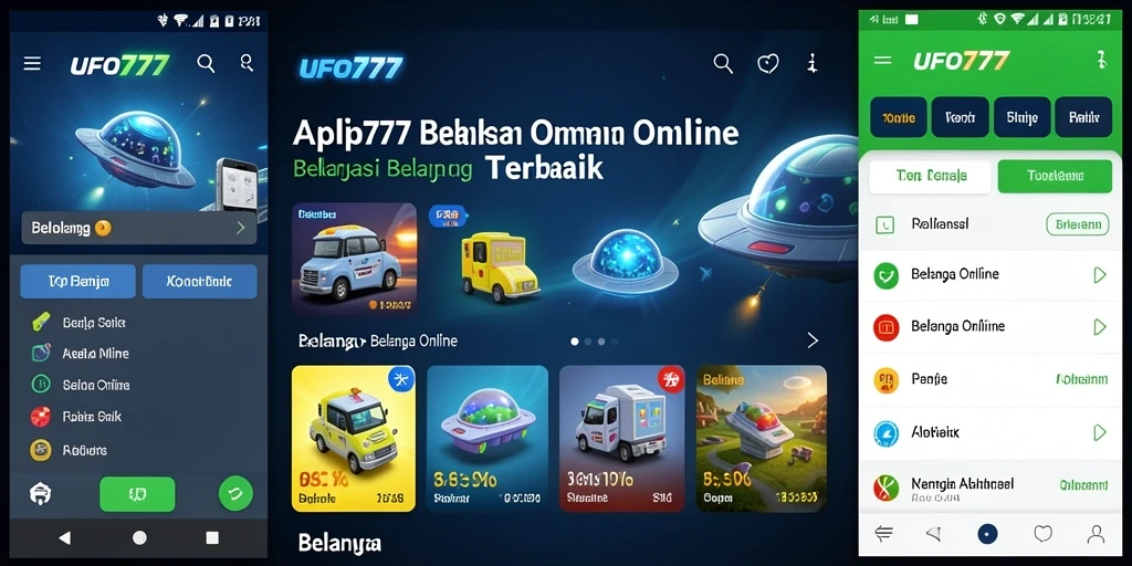Tampilan antarmuka UFO777 yang modern dan intuitif untuk Belanja Online.