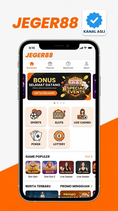 Halaman Resmi jeger88: Unduh APK Terbaru